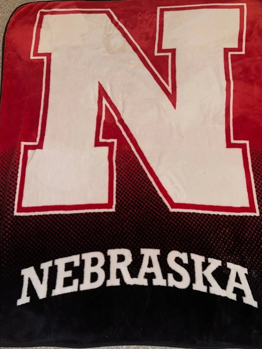 Nebraska Cornhuskers Logo Brands Blanket 48x60